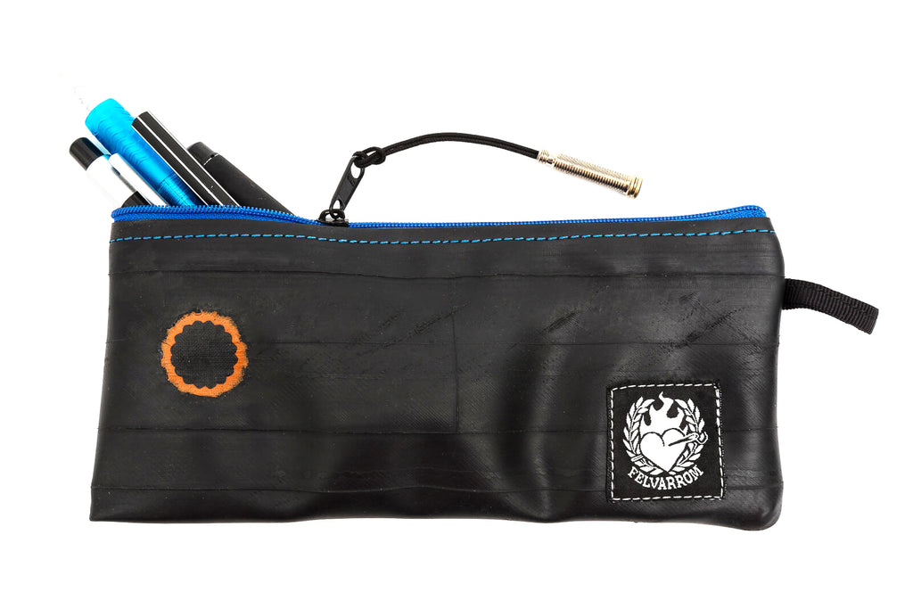 navy blue pencil case