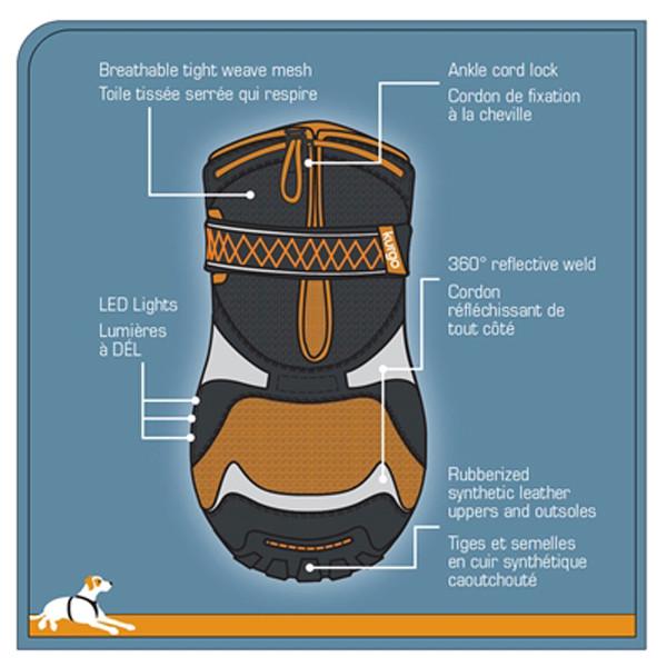 kurgo step & strobe dog boots