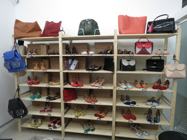 Handmade leather shoes, boots, handbags
