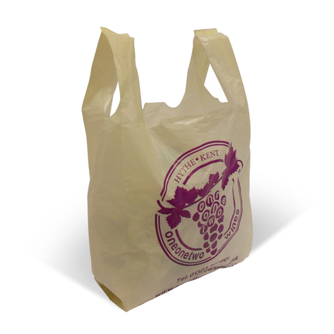 Custom Printed Plastic Carrier Bags Supplier, UK– Robins Packaging