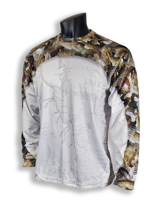 LIFESTYLE Fishing Apparel - Walleye Skin Camo - Hoodie – Hide