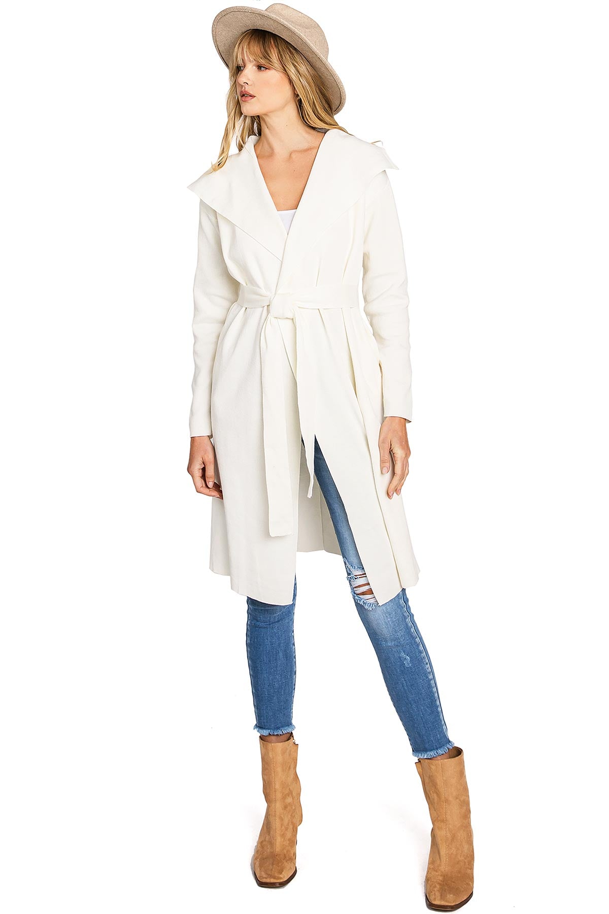 Chelsea Knit Trench Coat