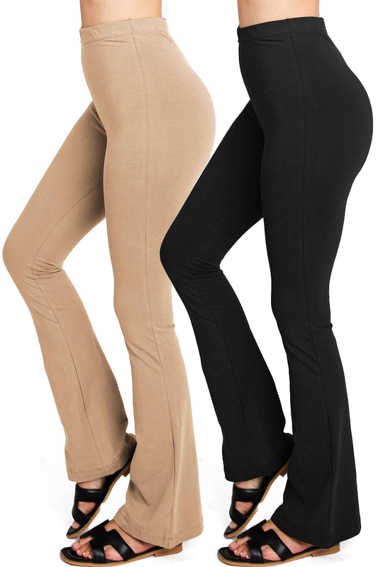 Sculpt Bootcut Leggings – Pink Ice