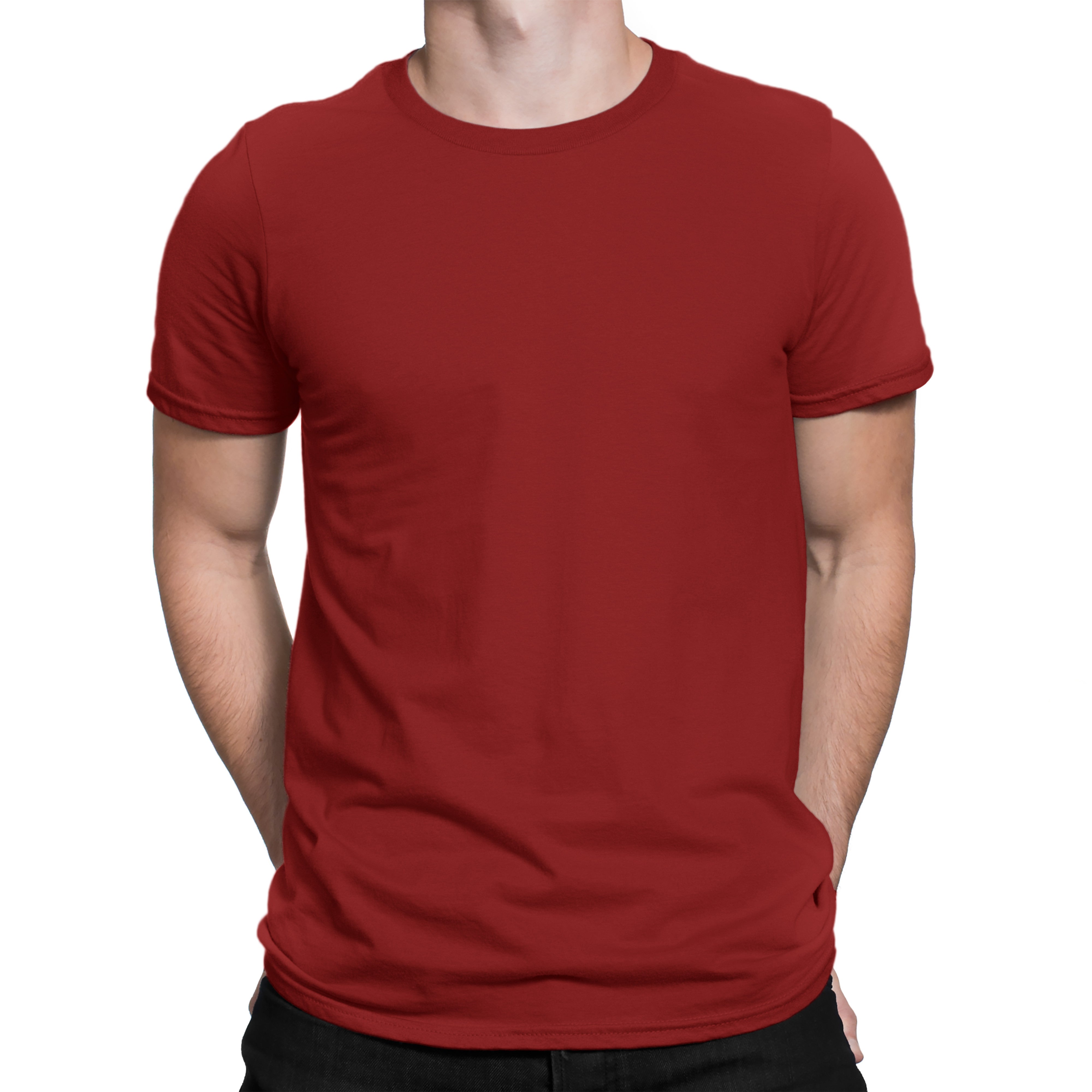 basic red t shirt