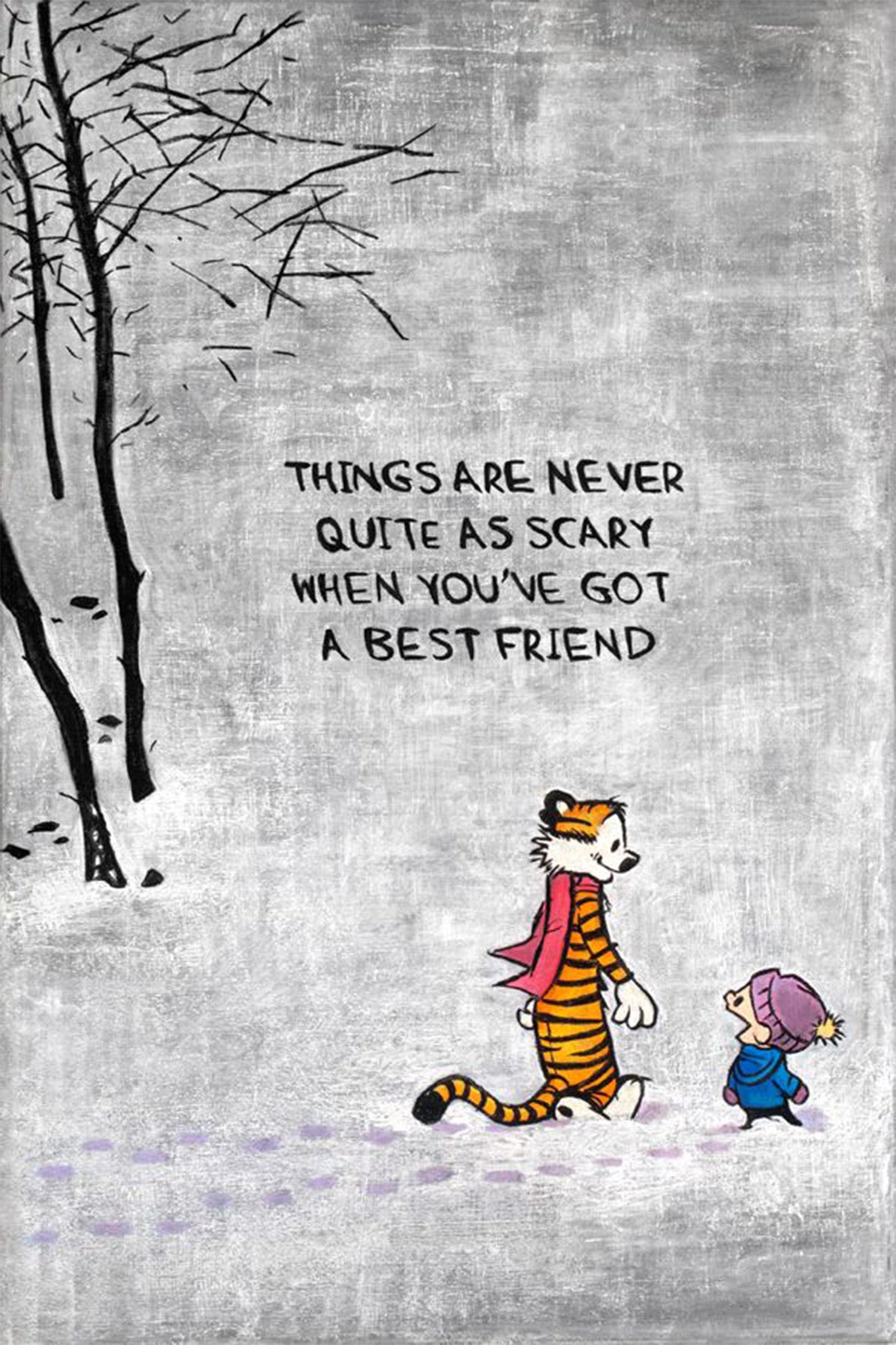 Calvin and Hobbes - A Best Friend - Silly Punter