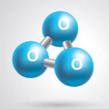 ozone molecule triple oxygen bond from ozone generator