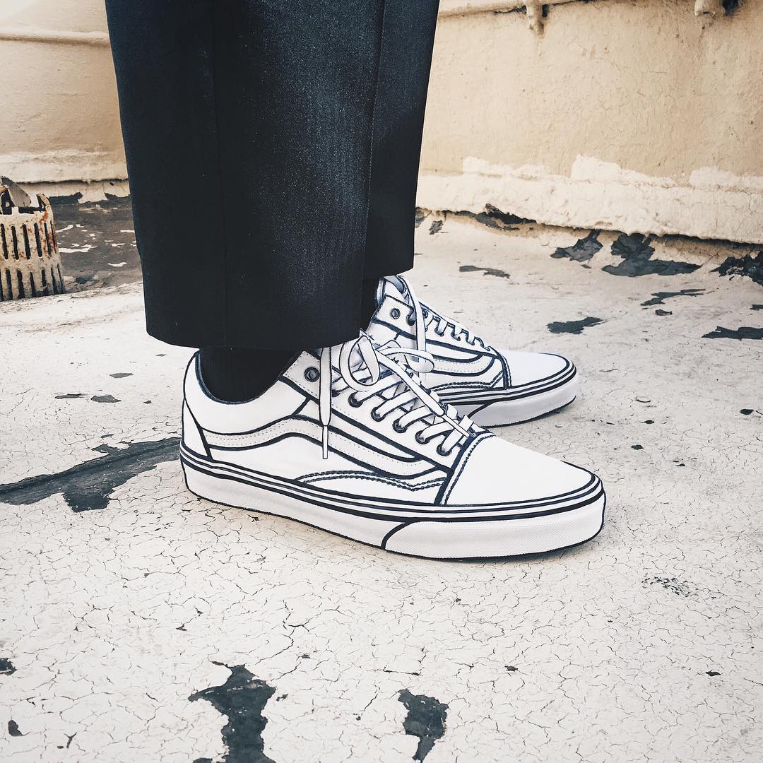 vans old skool sketch