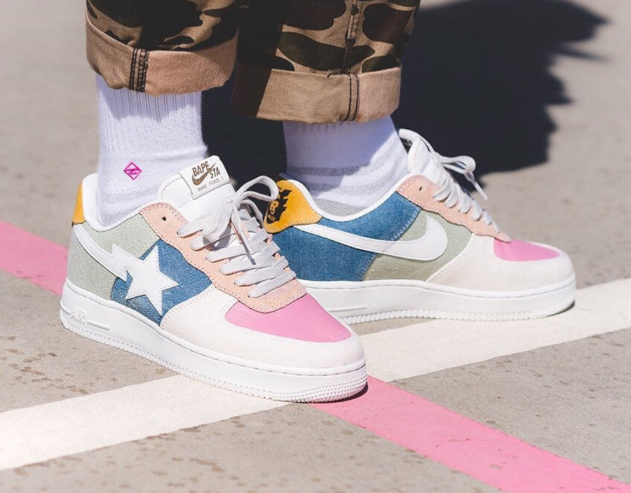 human made bape air force 1