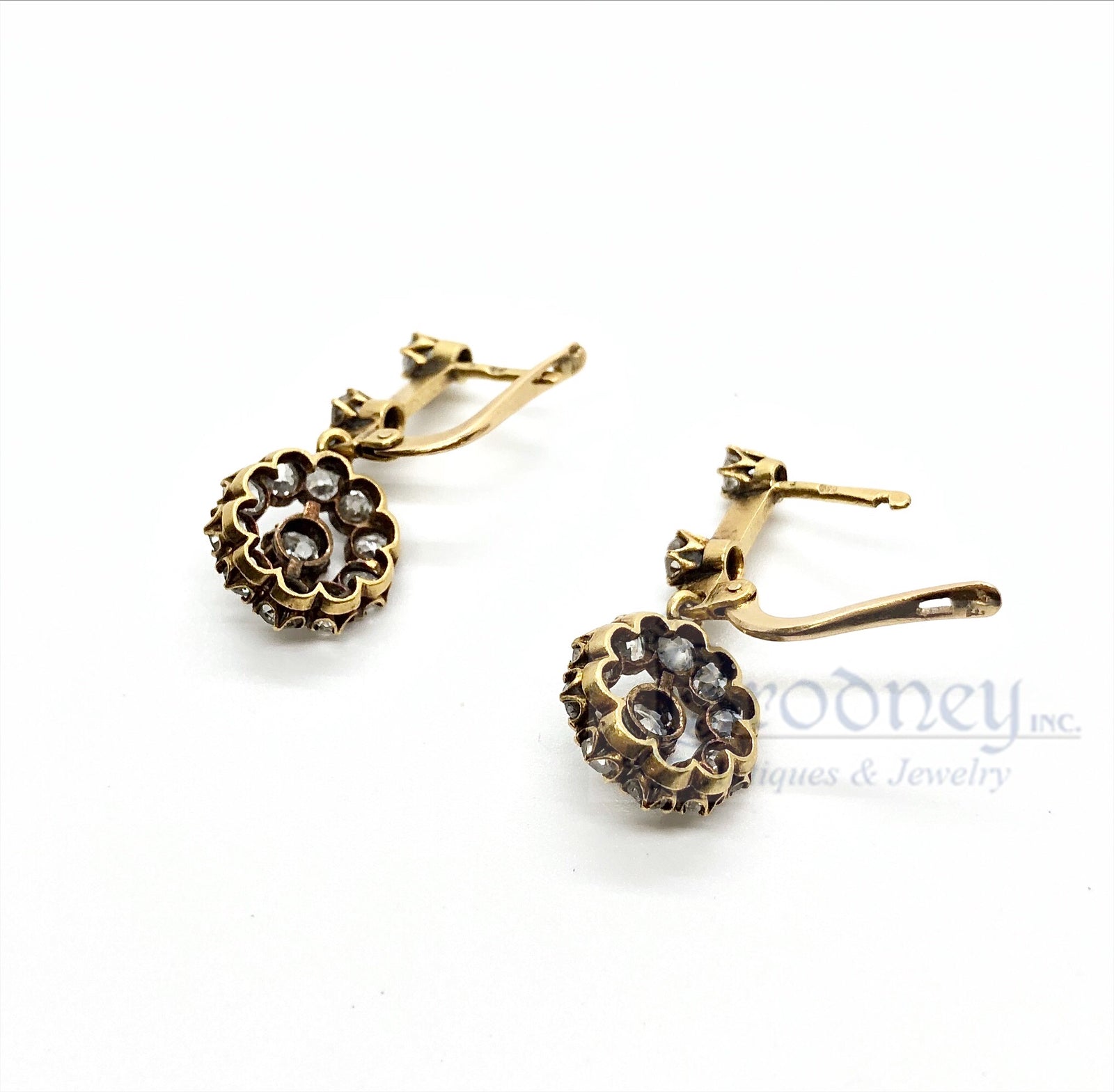 18kt Gold and Diamond Earrings