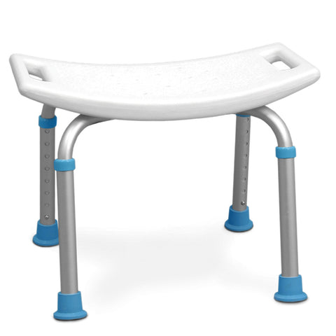 Adjustable Bath and Shower Transfer Bench with Reversible Backrest