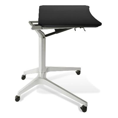 Jesper Office 201 Blk Workpad Height Adjustable Laptop Cart Mobile