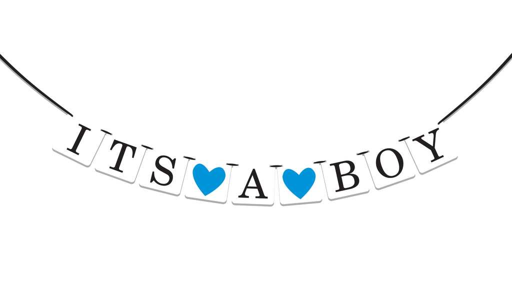 baby shower banners boy