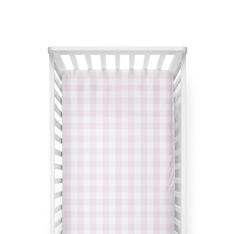 Pink Plaid Crib Sheet – JLIKA