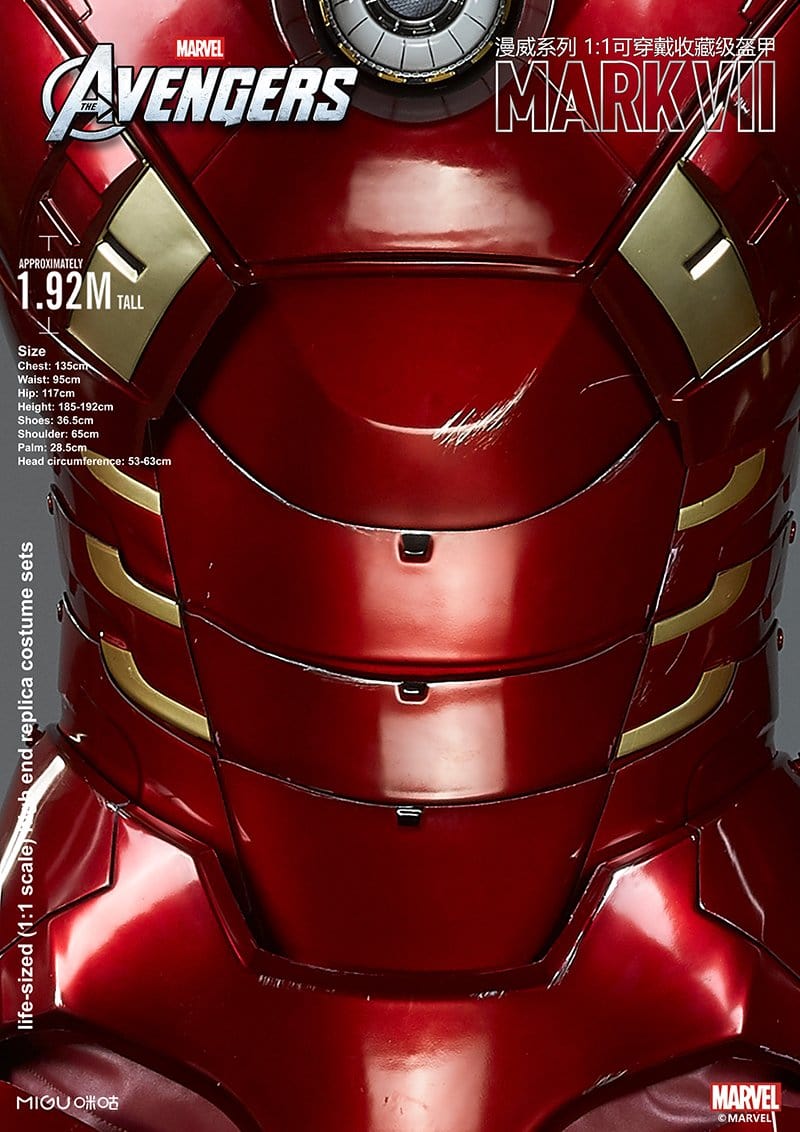 1:1 Iron Man MK7 Wearable Armour Newly 