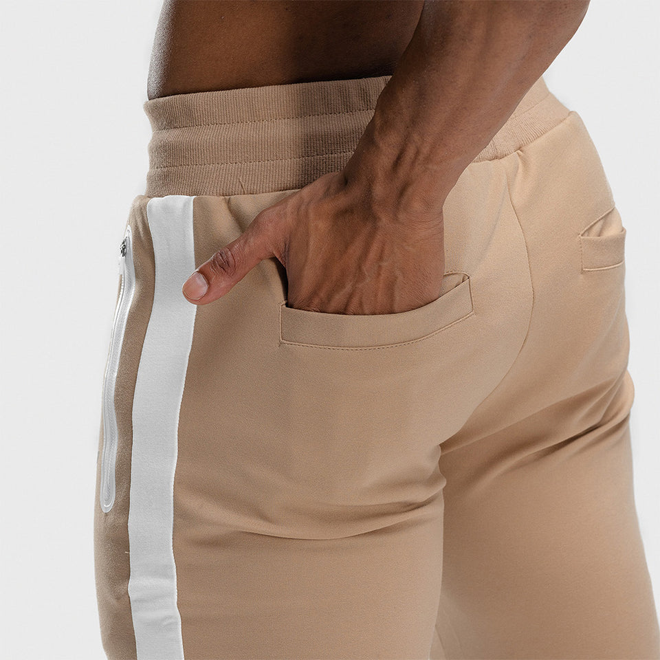 light tan joggers