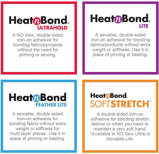 Heat'n Bond Lightweight Iron-On Fusible Interfacing 20x36