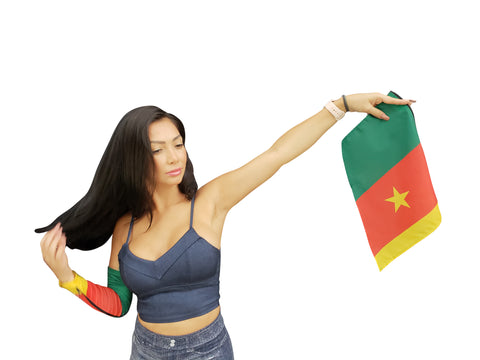 Cameroon Arm Wave Arm Sleeve Flag