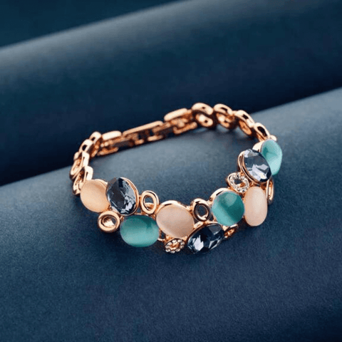 Bracelet Cum Bajuband In American Diamond Stone – Hayagi