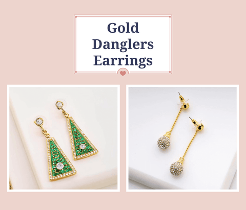 Latest daily wear gold earrings design - Simple Craft Idea