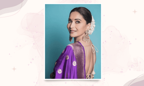 jewellery for purple saree