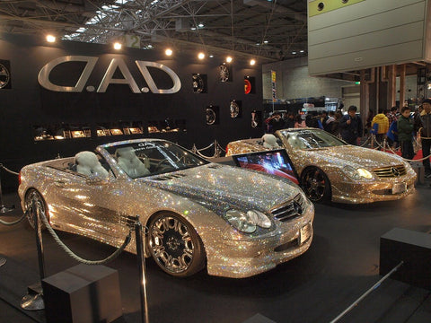 Japan Auto Show Mercedes Benz SL600 Swarovski Crystal
