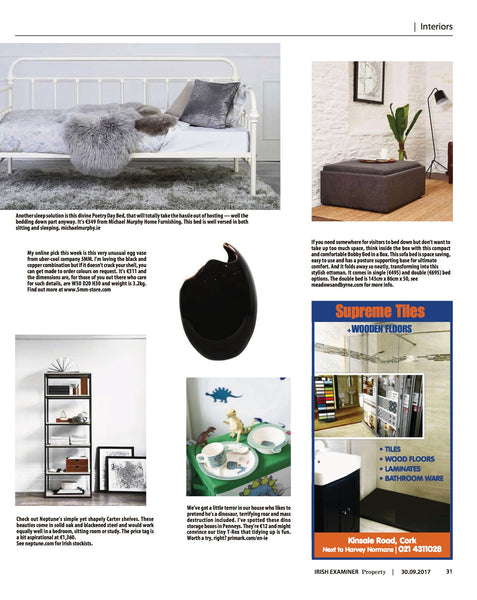 Irish Examiner Property & Interiors Magazine Press Coverage - 5mm Design Store London