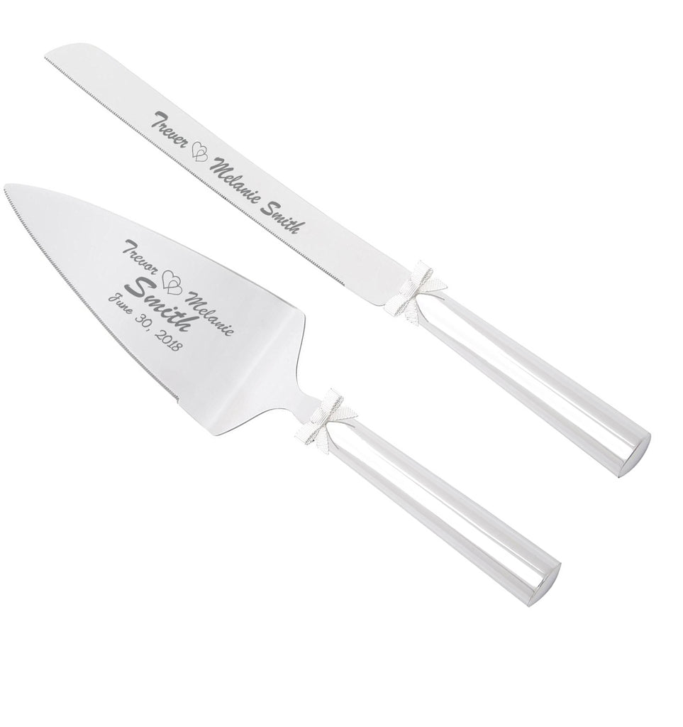 Personalized Kate Spade Grace Ave Silver Wedding Cake Knife & Server S -  Giftware Gallery