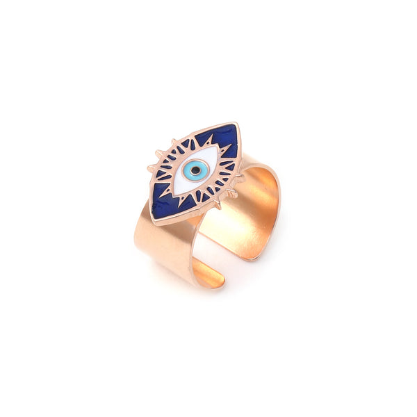 Evil Eye Signet Ring | Buy Evil Eye Ring – Alev Jewelry