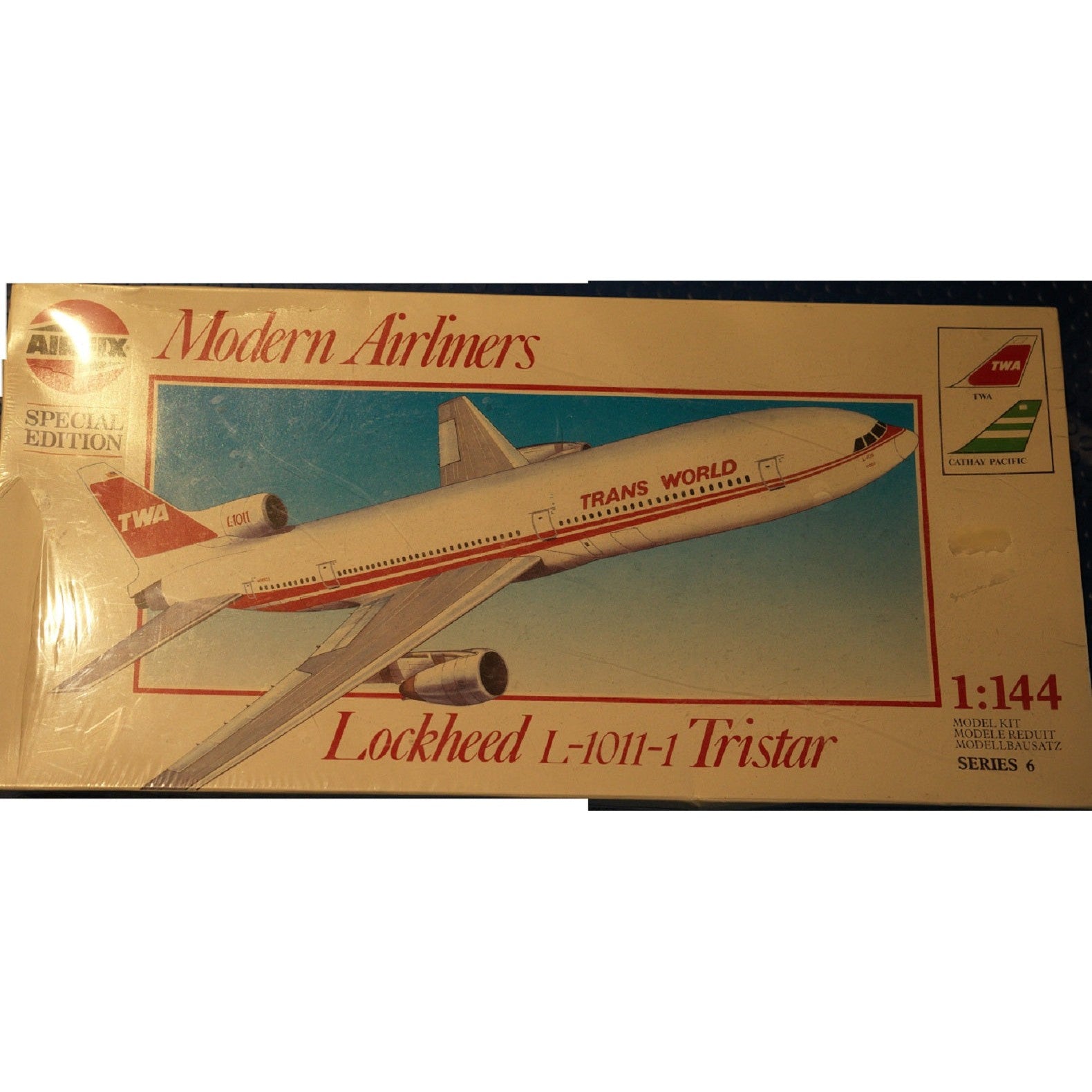 Läs mer om 1980 tals modell AIRFIX LOCKHED L-1011-1 TRISTAR 1:144 no 06178 Byggsats
