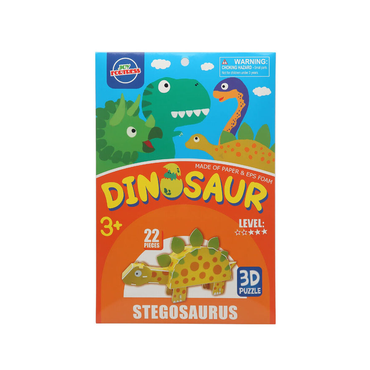 Läs mer om 3D-pussel Stegosaurus Dinosaurier