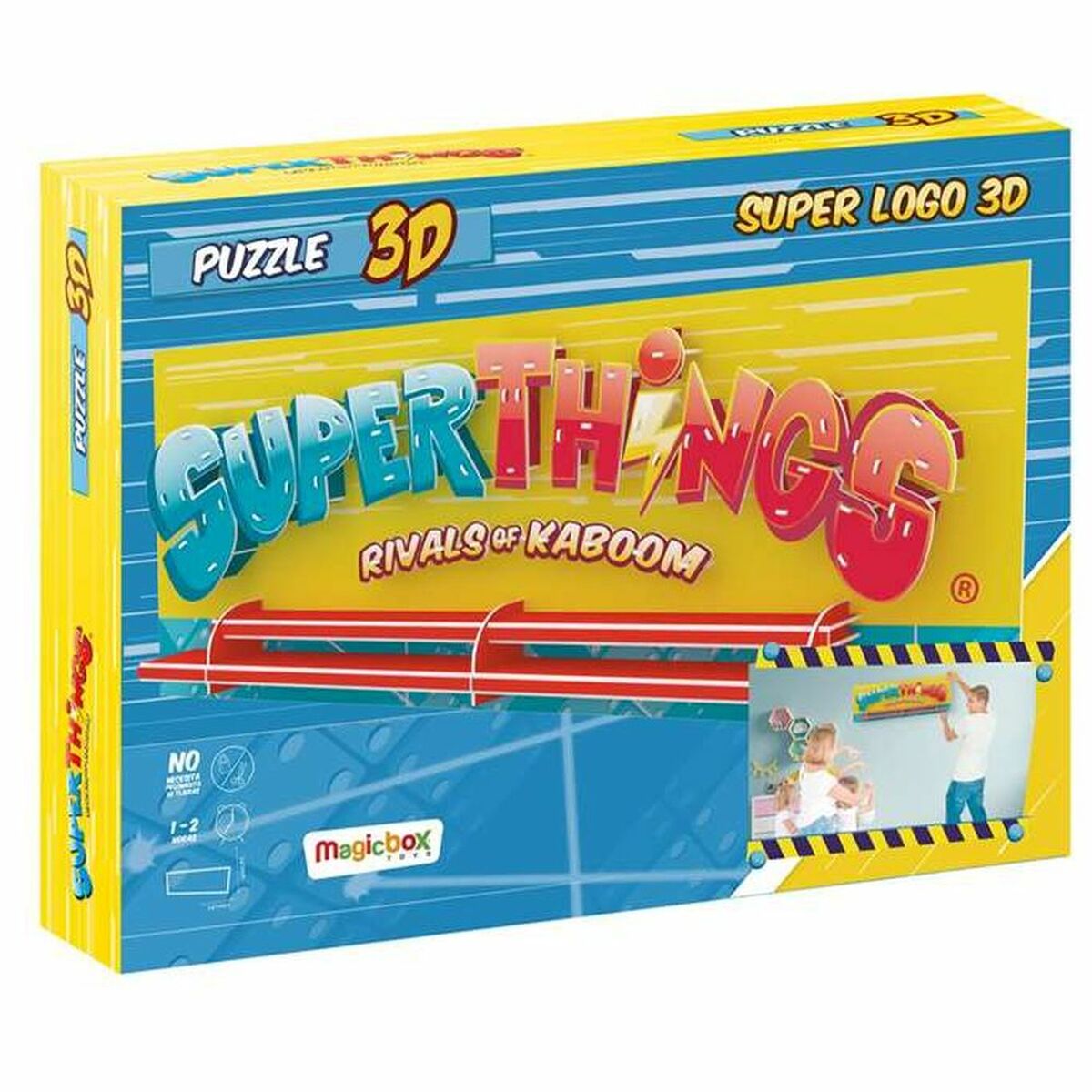 Läs mer om 3D-pussel SuperThings 3D Superlogo 80 x 31 x 7,6 cm