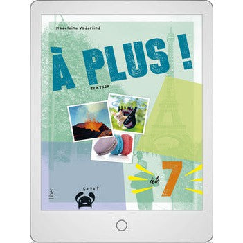 Läs mer om À plus ! åk 7 Digital