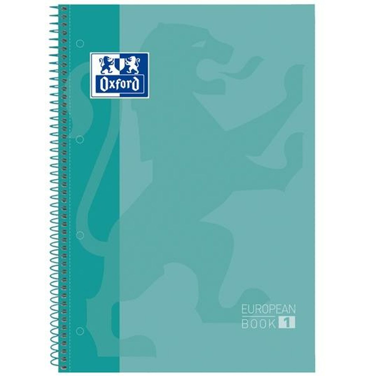 Anteckningsbok Oxford European Book Ice Mint A4 5 Delar