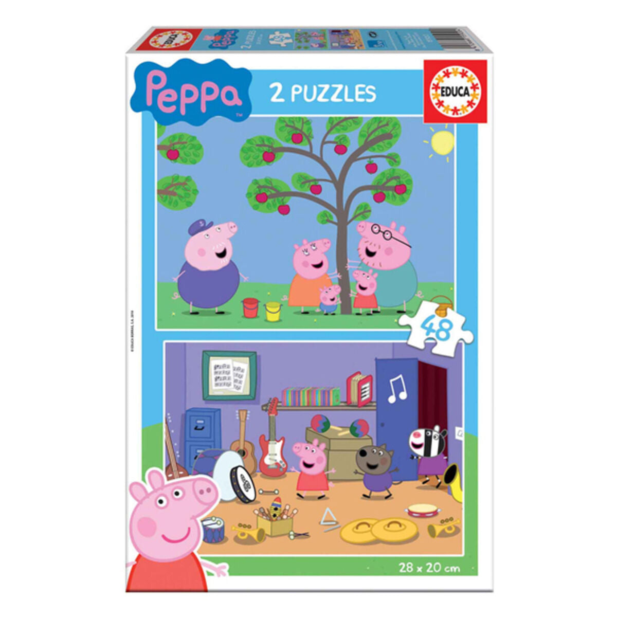 Läs mer om Barnpussel Educa Peppa Pig