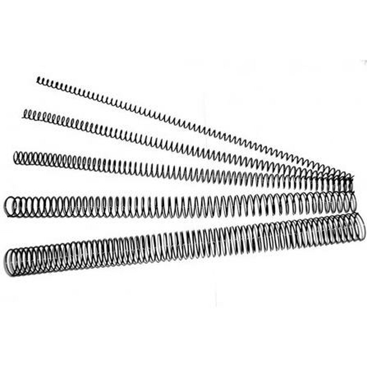 Bindande spiraler DHP 4:1 100 antal Metall Svart A4 Ø 22 mm