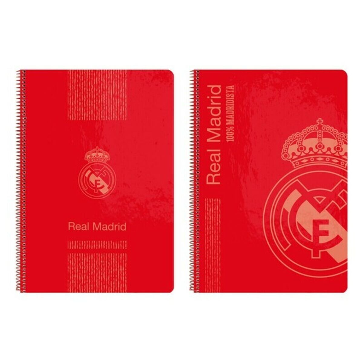 Läs mer om Bok med ringar Real Madrid C.F. 511957066 Röd A4
