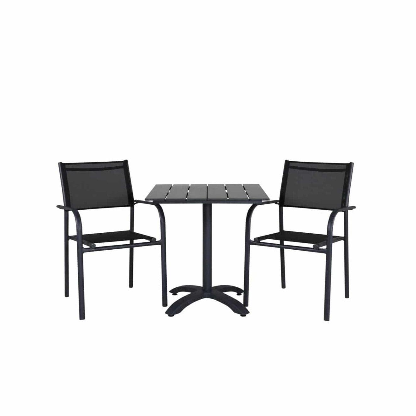 COLORADO SANTORINI Matbord 70x70 cm + 2 stolar | Utemöbler