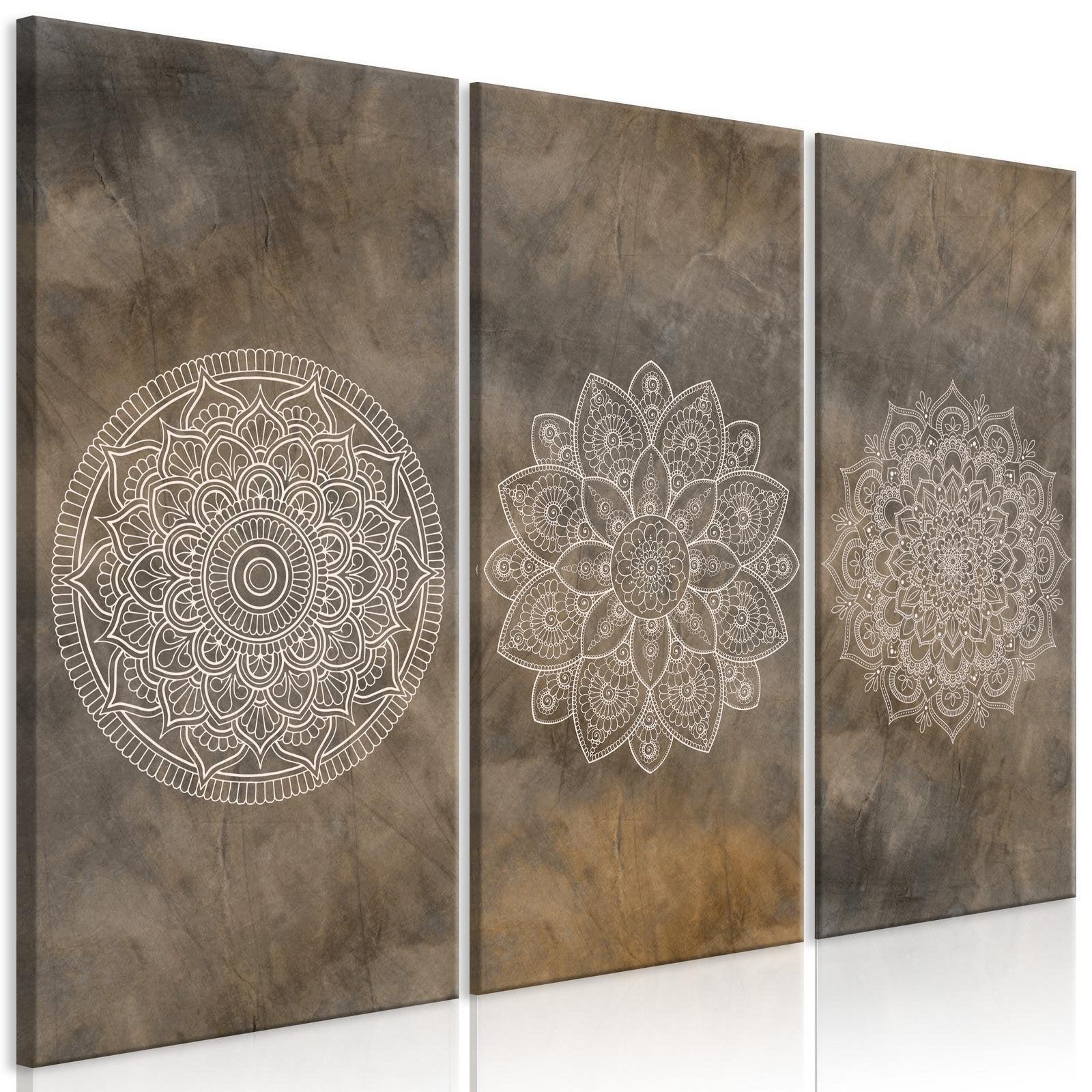 Canvas Tavla - Three Mandalas