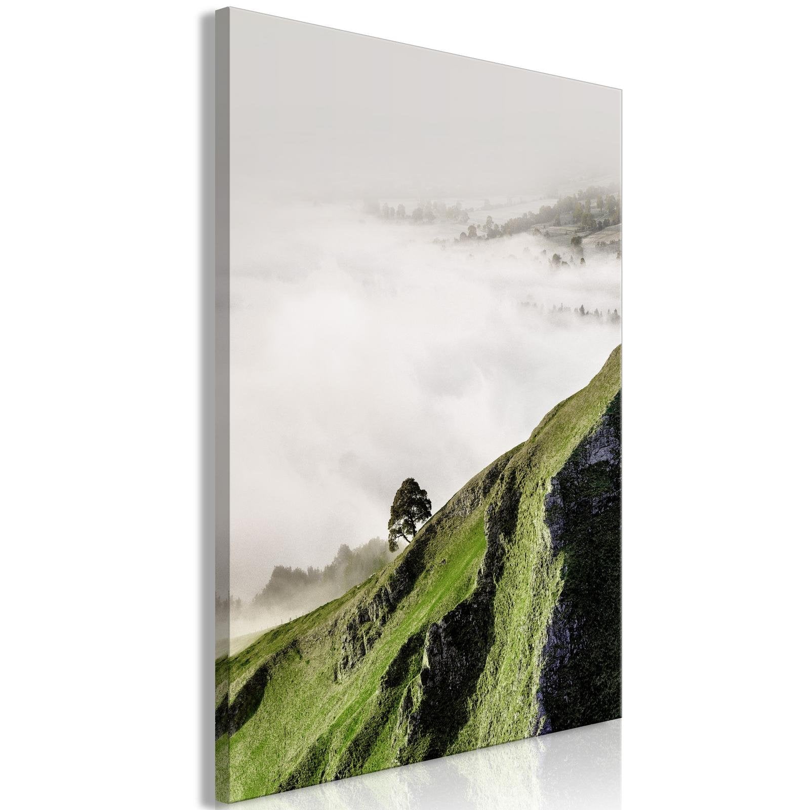Läs mer om Canvas Tavla - Tree Above Clouds Vertical - 40x60