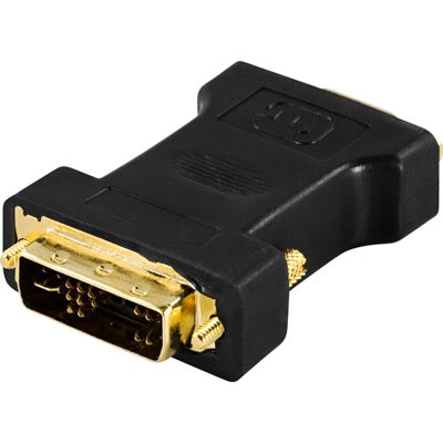 Läs mer om DELTACO DVI adapter analog DVI - analog VGA, ha - ho, svart