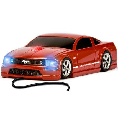 Läs mer om Datormus Mustang GT Röd USB med sladd