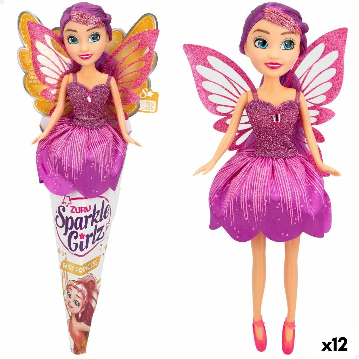 Läs mer om Docka Zuru Sparkle Girlz Fairy Princess 12,5 x 27 x 4 cm 12 antal