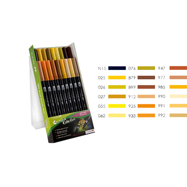 Läs mer om Dual Brush Pen ABT 18st jordfärger ABT-18C-3 TOMBOW