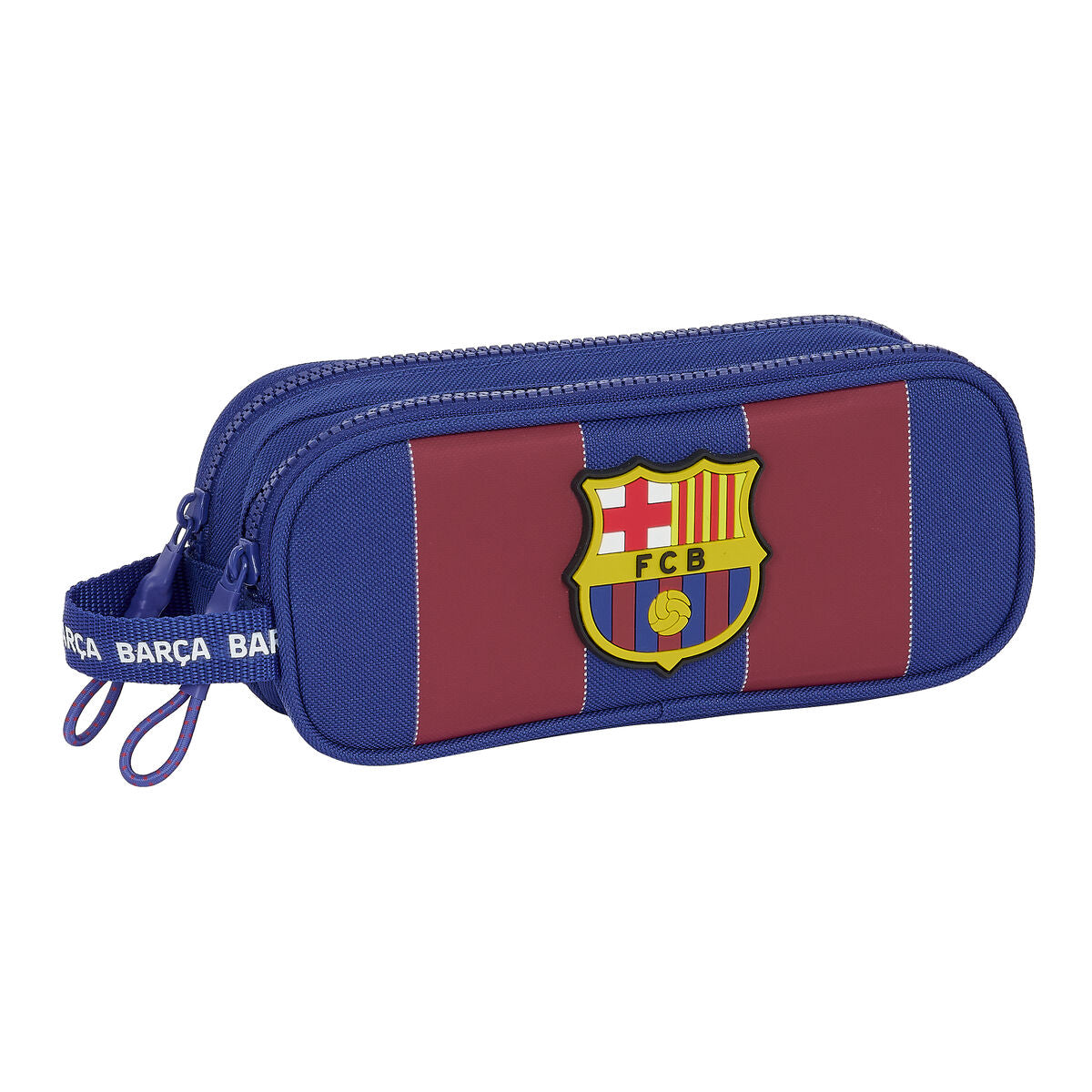 Läs mer om Dubbel bär-allt F.C. Barcelona Röd Marinblå 21 x 8 x 6 cm
