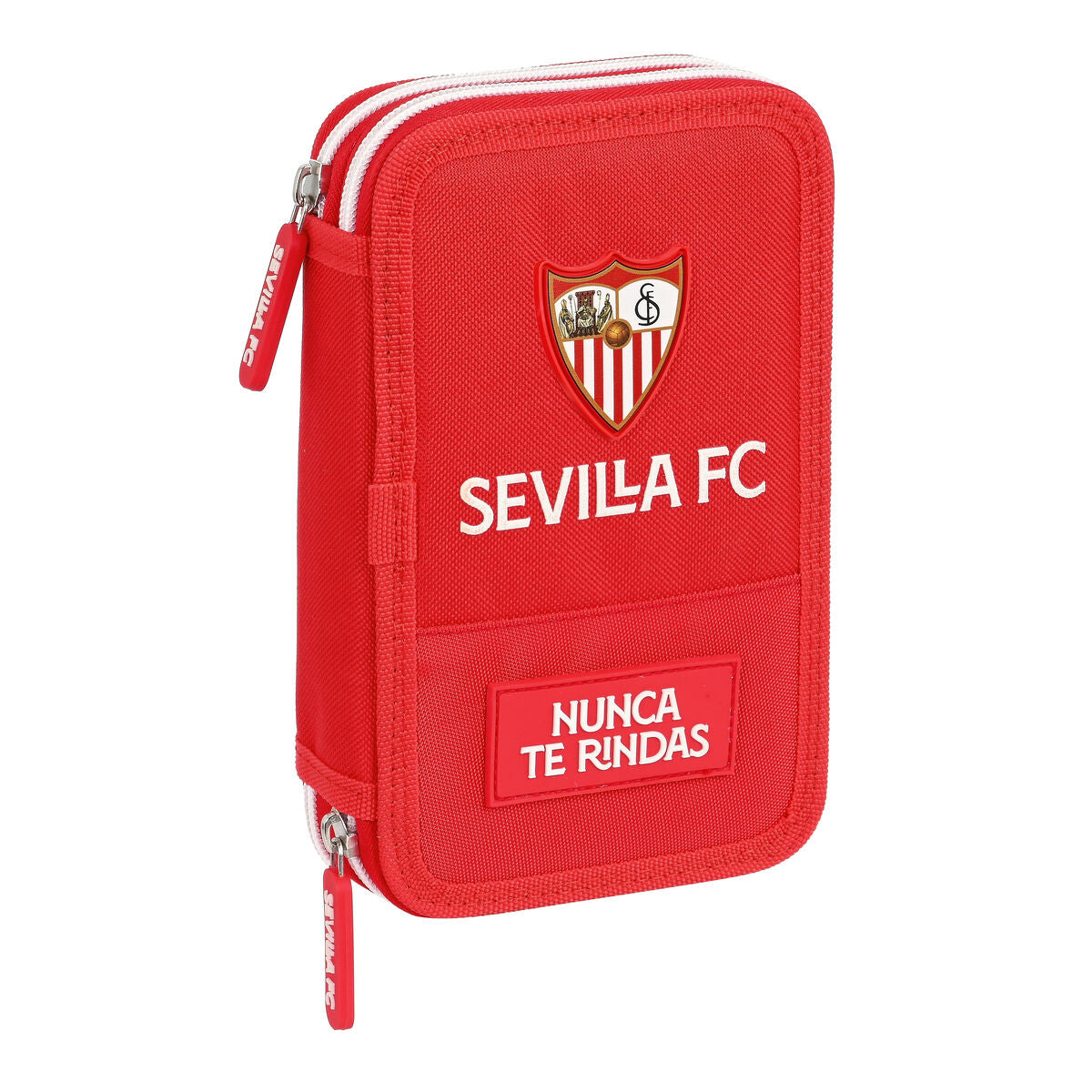Läs mer om Dubbelt pennfodral Sevilla Fútbol Club Röd