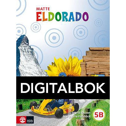 Läs mer om Eldorado, matte 5B Grundbok Digital UK