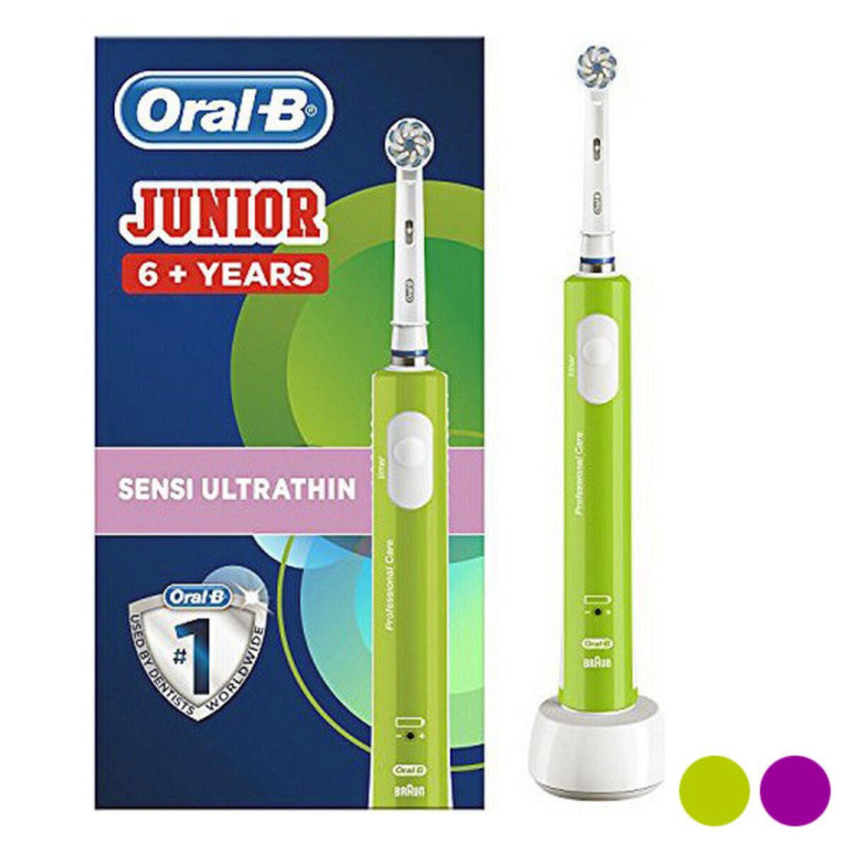 Läs mer om Elektrisk Tandborste Junior Oral-B D-16 - Purpur