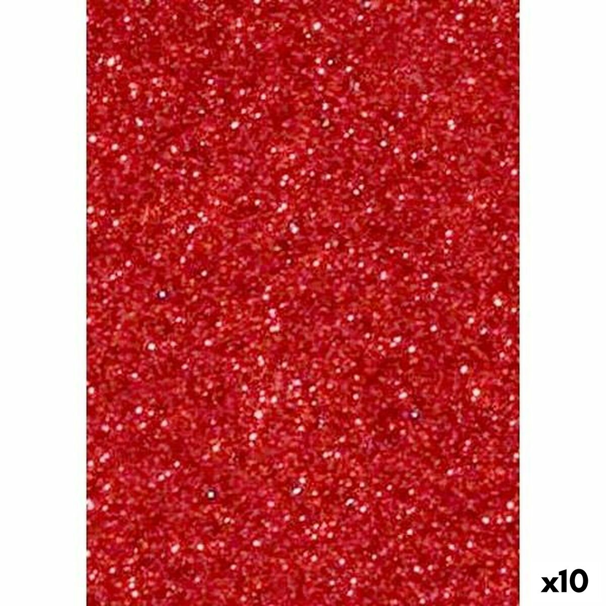 Eva-gummi Fama Röd 50 x 70 cm Glitter