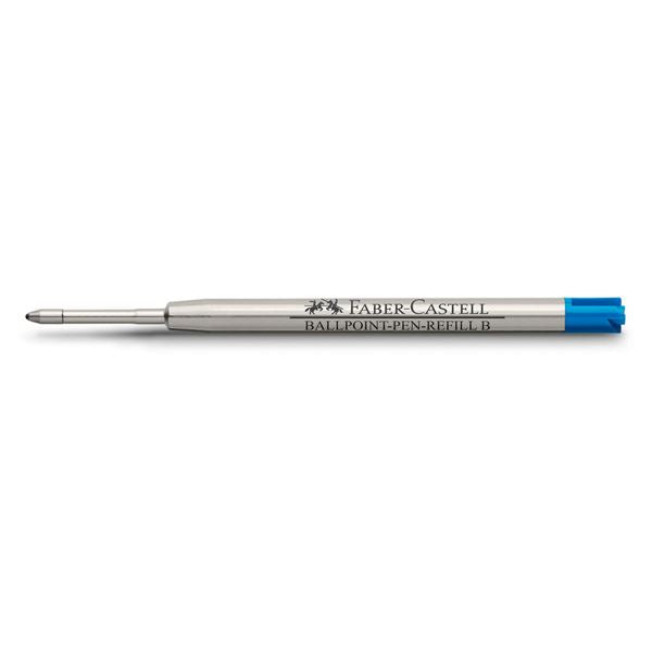 Läs mer om Faber-Castell Ballpoint pen refill blue or black Broad 148743 148742