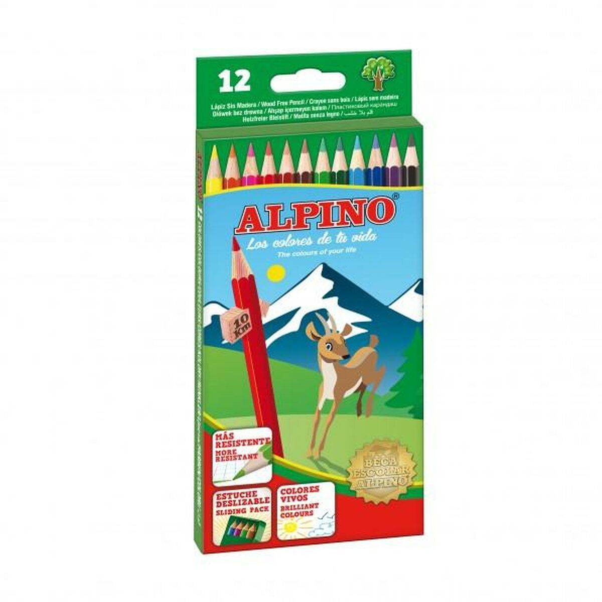 Läs mer om Färgpennor Alpino AL010654 Multicolour